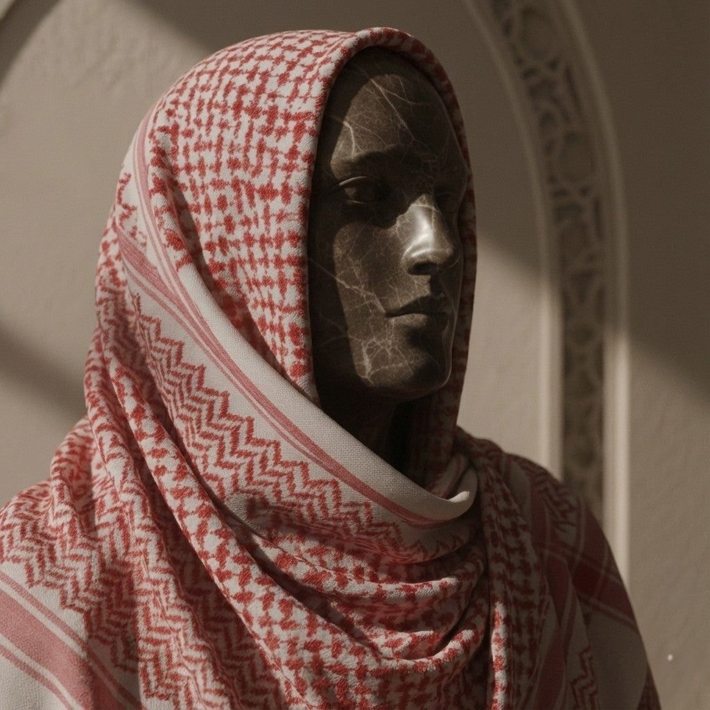 Shemagh Prestige | L'Éclat du Rouge