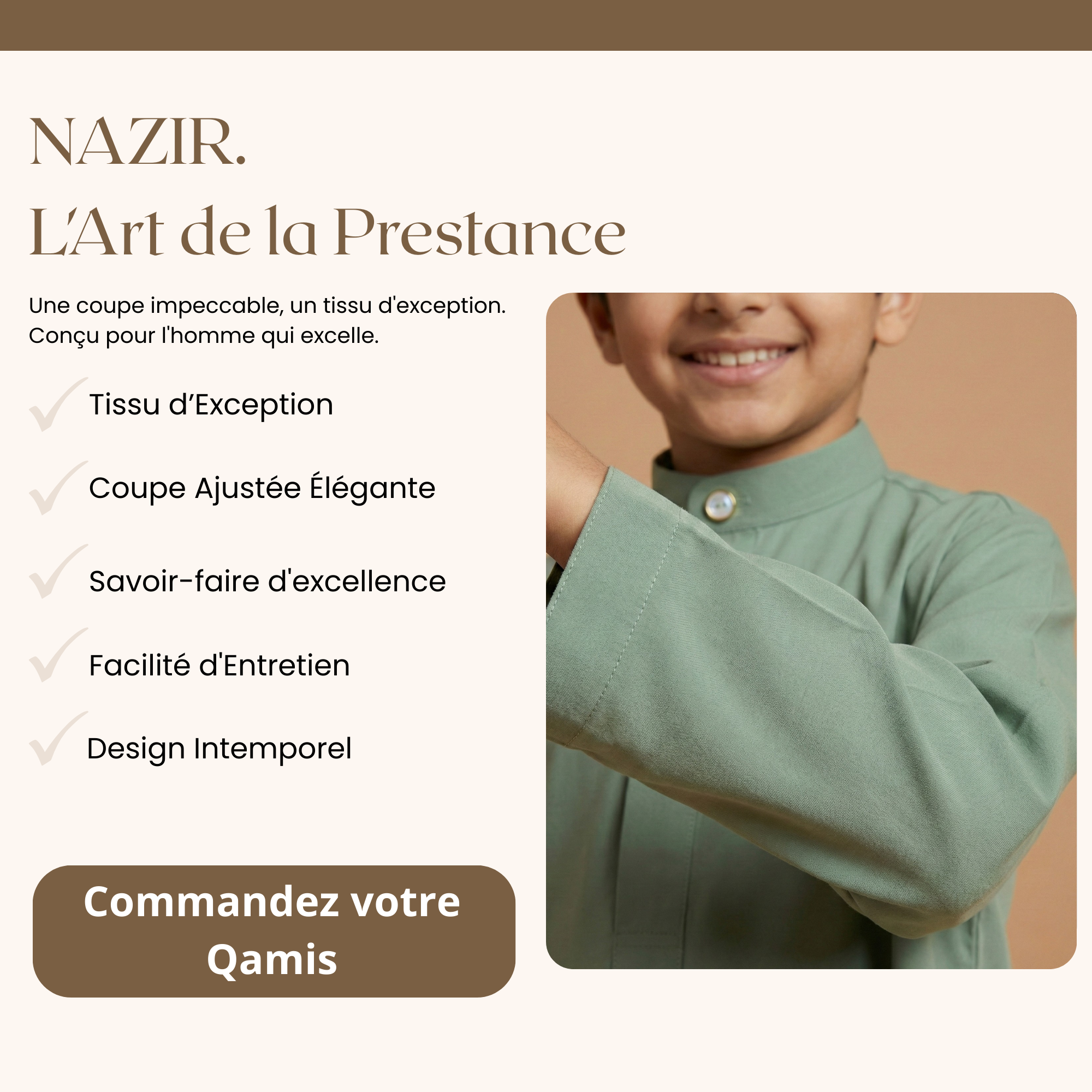 Petit Nazir | Vert Impérial