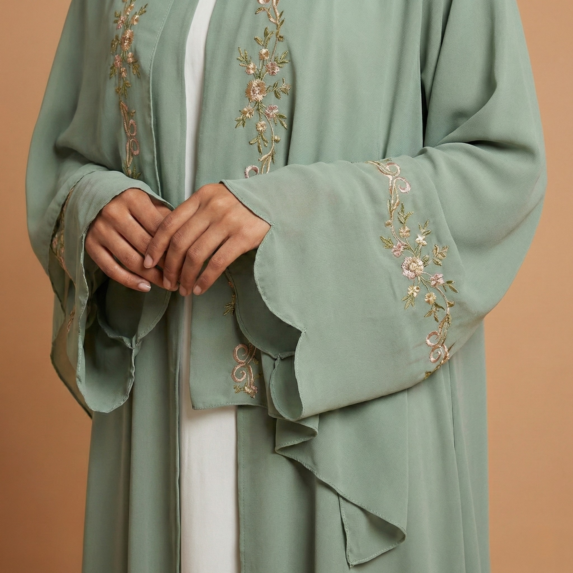 Abaya Al-Amira | Vert Impérial