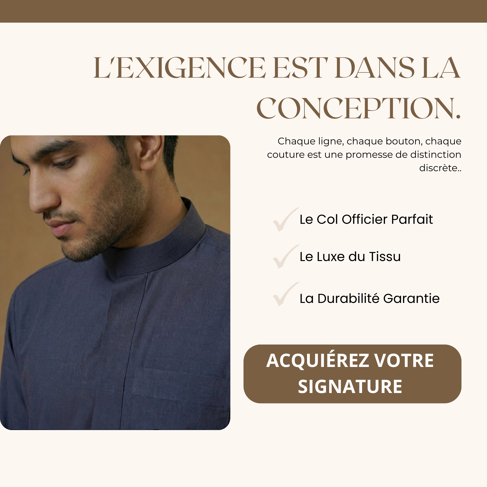Qamis Saoudien Prisme | Nuit d'Arabie