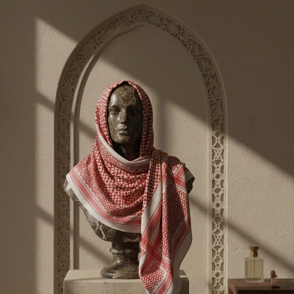 Shemagh Prestige | L'Éclat du Rouge